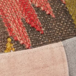 Cotton Pouf Featuring A Screenprinted Bicycle Illustration With Script - Olivia & May -Outdoor Garden GUEST a6cf70ad 5a55 4128 a8f3 7ddef3f4ef13