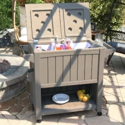 Sunnydaze Decor Sunnydaze Rolling Patio Serving Cart With Prep Table, Cooler And Storage 21 Sunnydaze Decor Sunnydaze Rolling Patio Serving Cart With Prep Table, Cooler And Storage -Outdoor Garden GUEST a98eb6b9 2908 485e 80a4 ce550016f1cc