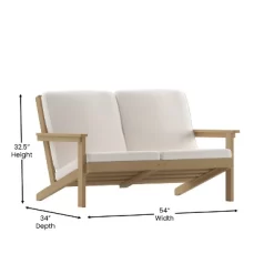 Merrick Lane All-Weather Poly Resin Wood Adirondack Style Deep Seat Patio Loveseat With Cushions 18 Merrick Lane All-Weather Poly Resin Wood Adirondack Style Deep Seat Patio Loveseat With Cushions -Outdoor Garden GUEST aa6d9f5b c368 4f1e 9e63 6ad83f07da03