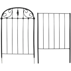 Sunnydaze Decor Sunnydaze Metal Wire Traditional Garden Trellis For Climbing Plants And Flowers - 32" H - Black - 2-Pack -Outdoor Garden GUEST aa8dd953 358e 4d51 a57d adb372894db3