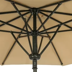 9' X 9' Cabo II Spring-Up Market Patio Umbrella Champagne - Island Umbrella -Outdoor Garden GUEST ab148056 3c51 4bd3 a5bf cb1013f29991