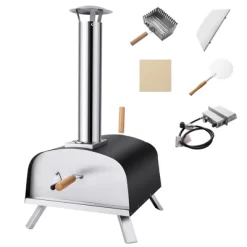 Costway 12" Multi-Fuel Pizza Oven Propane & Wood Fired Pizza Maker Portable -Outdoor Garden GUEST ab22d72c 62df 436c b428 746fbd5bafe8