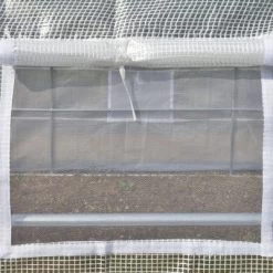 Outsunny Walk-In Greenhouse Tunnel, Large Gardening Plant Hot House With 12 Windows And Zipper Doors For Outdoor, Backyard -Outdoor Garden GUEST ab5d4a64 061e 44f6 900d 469f30f07c33