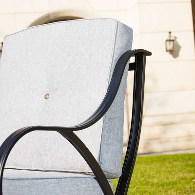 Steel Spring Patio Accent Chair - Lokatse 2 Steel Spring Patio Accent Chair - Lokatse - Image 2