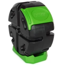 FCMP Outdoor RC2000WB-GRN 19-Gal Plastic Single Chamber Half Size Rolling Composter Outdoor Rotating Garden Compost Bin, Black/Green (2 Pack) -Outdoor Garden GUEST b0a3c34c bcb8 4dc3 87d3 9642df438701