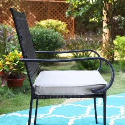 5pc Patio Dining Set With Steel Table & Dining Chairs - Captiva Designs 27 5pc Patio Dining Set With Steel Table & Dining Chairs - Captiva Designs -Outdoor Garden GUEST b1a081d5 407c 4dc2 9884 ea4610990da8