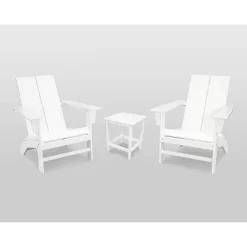 St. Croix 3pc Contemporary Adirondack Set - POLYWOOD -Outdoor Garden GUEST b1bc13ce 6bdf 41ca 8f83 226b88bf34d9