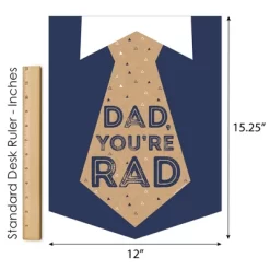Big Dot Of Happiness My Dad Is Rad - Outdoor Home Decorations - Double-Sided Father's Day Party Garden Flag - 12 X 15.25 Inches -Outdoor Garden GUEST b371e4e6 2bc5 4c0a b73a d946e4a4b243