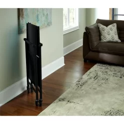 Indoor/Outdoor Folding Serving Cart With Wheels & Shelves - Black - Room & Joy -Outdoor Garden GUEST b4dec52a 8ba0 4820 b790 fb57ada6cbdf