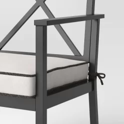 2pc Searsburg Aluminum Outdoor Patio Dining Chairs Arm Chairs Black - Threshold™ 7 2pc Searsburg Aluminum Outdoor Patio Dining Chairs Arm Chairs Black - Threshold™ -Outdoor Garden GUEST b55b6a13 2bb5 4c95 a602 021a74e120c6