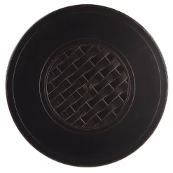 5pc Set With 44" Outdoor Round Aluminum Fire Table & 4 Deep Seating Swivel Rocking Chairs & Wind Blocker Lid - Oakland Living -Outdoor Garden GUEST b604fee0 e5f9 4e20 b58e b23314752f25