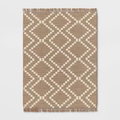 Check Diamonds Outdoor Rug Tan - Threshold™ -Outdoor Garden GUEST ba7bb630 32c7 4105 a445 13755b16fcdb