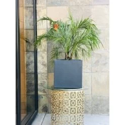 Rosemead Home & Garden, Inc. Kante Lightweight Modern Outdoor Concrete Square Planter -Outdoor Garden GUEST bb6ae340 b9ff 40e0 92f4 8a6c95a67331