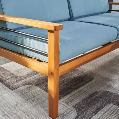 Gloucester 4pc Patio Sofa Set - Vifah 6 Gloucester 4pc Patio Sofa Set - Vifah - Image 6