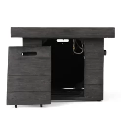 Keana 5pc Faux Rattan Club Chair & Fire Pit Chat Set - Christopher Knight Home -Outdoor Garden GUEST bcb7aa81 5659 4a49 9a54 ba7e061fe71b