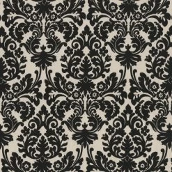 Essence Damask 2pc Rectangular Outdoor Throw Pillow Set Black - Pillow Perfect -Outdoor Garden GUEST bd98a459 6aa4 42bb 9596 13e1b1ce24c2