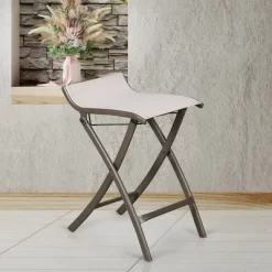 Aoodor Outdoor Furniture 2 Piece Bar High Patio Chairs - Brown -Outdoor Garden GUEST bdd70c44 cada 4a4d bf03 ecd7b6fd7675