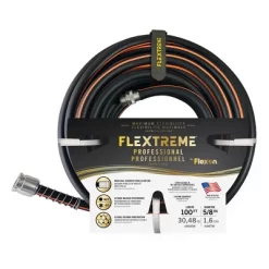 Flexon 5/8" Flextreme Professional Performance Rubber Garden Hoses -Outdoor Garden GUEST c0ca72a4 0750 4bf0 8489 c10090a43b27