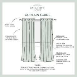 Set Of 2 Canvas Grommet Top Light Filtering Window Curtain Panels - Nicole Miller -Outdoor Garden GUEST c1d81b43 f4e5 4eb1 a572 9e4addae116c