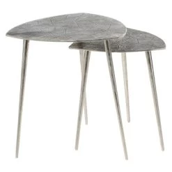 2pk Aluminum Patio Accent Table - Olivia & May