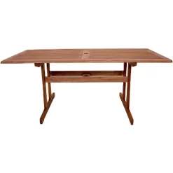 Sunnydaze Decor Sunnydaze Outdoor Meranti Wood With Teak Oil Finish Family Rectangular Patio Dining Table - 6' - Brown 11 Sunnydaze Decor Sunnydaze Outdoor Meranti Wood With Teak Oil Finish Family Rectangular Patio Dining Table - 6' - Brown -Outdoor Garden GUEST c4e13f80 feda 4d21 9bcf 74f82ae5d106