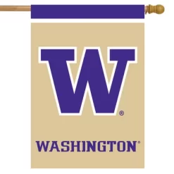 Briarwood Lane Washington Huskies House Flag NCAA Licensed 28" X 40"