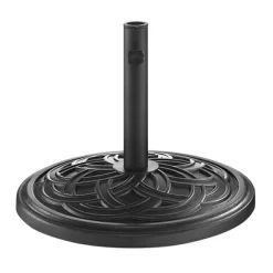 Carden Round Weave Umbrella Stand - Saracina Home -Outdoor Garden GUEST c57156be 3490 409b ba7f 02d2b195bbcd