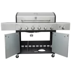 Kenmore 6-Burner XL Grill With Side Propane Gas Burner PG-40611S0L -Outdoor Garden GUEST c648d2df 5d55 4b14 8cbe 616446c32d92