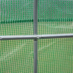 Outsunny 12' X 10' X 7' Outdoor Walk-In Tunnel Greenhouse Hot House With Roll-up Windows, Zippered Door, PE Cover, Green -Outdoor Garden GUEST c6cbe0e7 0eb5 4755 91a5 4e23727784c5