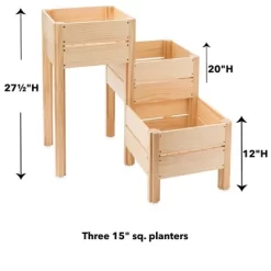 HearthSong Grow With Me Triple Garden Pine Wood Planter With Fabric Liners For Kids Gardening 13 HearthSong Grow With Me Triple Garden Pine Wood Planter With Fabric Liners For Kids Gardening -Outdoor Garden GUEST c726043a b75d 4db5 ad6a 29a7fd1051a7
