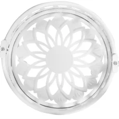 Sunnydaze Decor Sunnydaze Indoor/Outdoor Steel 4-Tiered Ferris Wheel Potted Flower Plant Stand Display - 28" - White -Outdoor Garden GUEST c76b2914 2496 4b95 8cf1 33cbbd767184