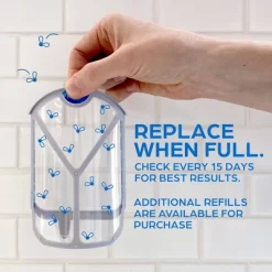 Zevo Indoor Flying Insect Trap Starter Kit For Fruit Flies, Gnats, And House Flies - 4ct -Outdoor Garden GUEST c9357a50 363c 402b 8e35 89128dce56f2