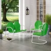 Griffith 3pc Outdoor Seating Set - Kelly Green - Crosley