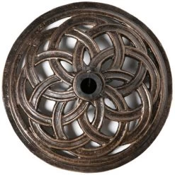 Gardenised Outdoor Patio Cast Iron Umbrella Base Holder Stand