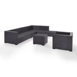 Biscayne 6pc Outdoor Wicker Sectional Set - Mist - Crosley 13 Biscayne 6pc Outdoor Wicker Sectional Set - Mist - Crosley -Outdoor Garden GUEST ccf782ea 1727 4a5a a875 4554b588905d