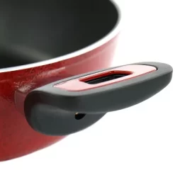 Oster® Oster Claybon 3.8 Quart Nonstick Saute Pan With Lid In Speckled Red -Outdoor Garden GUEST ccfa7278 3d25 404b 931e f63ac0620397