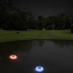 Solar LED Pool Lights Red/Blue/Green - Techko Maid -Outdoor Garden GUEST cd30446b 7a8e 4f4d 9535 7b81f2403e93