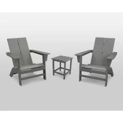 St. Croix 3pc Contemporary Adirondack Set - POLYWOOD -Outdoor Garden GUEST ce8b8201 29e1 4611 a4be a987bd0d0bce