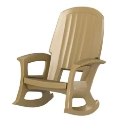 Semco Plastics SEMTPE Extra Large Recycled Plastic Resin Durable Outdoor Patio Rocking Chair -Outdoor Garden GUEST d09bcdeb 0962 4339 87ef 3385cd6c51ea