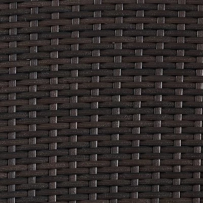 Palm Harbor 5pc Outdoor Wicker Conversation Set - Sand - Crosley 4 Palm Harbor 5pc Outdoor Wicker Conversation Set - Sand - Crosley - Image 4