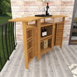 Patio Bar Table Teak - Olivia & May 25 Patio Bar Table Teak - Olivia & May -Outdoor Garden GUEST d15bcbfe 2cc4 423a a4fa dc7d4ea1a6d4