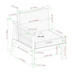 Saracina Home 4pc Modern Boho Eucalyptus Spindle Outdoor Sectional Set 17 Saracina Home 4pc Modern Boho Eucalyptus Spindle Outdoor Sectional Set -Outdoor Garden GUEST d25a15f4 447f 4f84 84bf 6ce06bfe8c1a