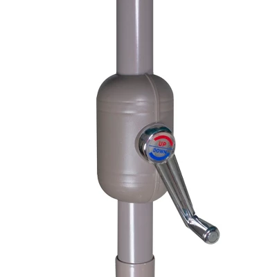 Northlight 9ft Outdoor Patio Market Umbrella With Hand Crank And Tilt, Lime Green 7 Northlight 9ft Outdoor Patio Market Umbrella With Hand Crank And Tilt, Lime Green - Image 7