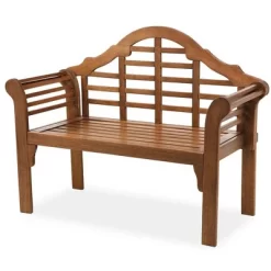 Lutyen Outdoor Garden Bench: Built With FSC-Certified Eucalyptus Wood -Outdoor Garden GUEST d373cde8 df55 492d 8afd 223be4e9ebca