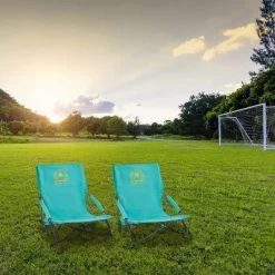 Maui And Sons Comfort Sling Back Bag Beach Camping Picnic Chair Teal -Outdoor Garden GUEST d3e12099 86e1 4cba b975 0a804e15327a