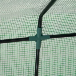 Outsunny 6' X 3' X 3' Portable Greenhouse, Garden Hot House With Two PE/PVC Covers, Steel Frame And 2 Roll Up Windows, Green -Outdoor Garden GUEST d58e6140 34fa 4ad0 8059 5f75b26bdb9f