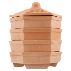 Tribest GEO Terradisiena 4-Tier Terracotta Sprouter – Brown -Outdoor Garden GUEST d63ede4c 0fa1 4c0d 8650 0244b8e3d778