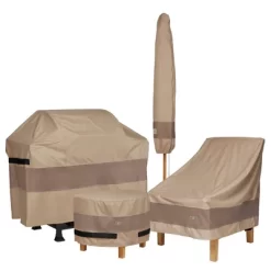Duck Covers Brown 138" Elegant Waterproof Rectangular/Oval Patio Table & Chair Set Cover 11 Duck Covers Brown 138" Elegant Waterproof Rectangular/Oval Patio Table & Chair Set Cover -Outdoor Garden GUEST d663d423 b266 43c6 bbcd 59ced986ba2c