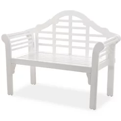 Lutyen Outdoor Garden Bench: Built With FSC-Certified Eucalyptus Wood -Outdoor Garden GUEST d766a819 e3a1 443f 89c3 99a06885225a