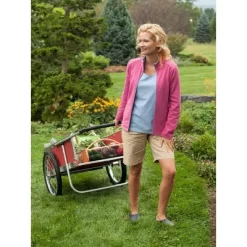 Medium Gardener's Supply Cart - Green -Outdoor Garden GUEST dc3dfa1c 9be2 4a51 9b40 7aee3735bf58
